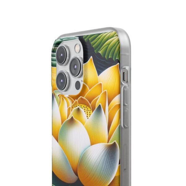 Lotus Blossom Flexi Case - Vibrant Floral Design for Nature Lovers - Image 210