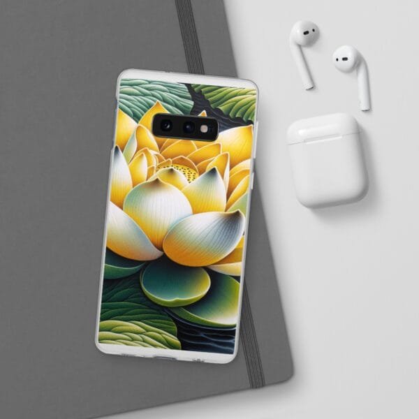 Lotus Blossom Flexi Case - Vibrant Floral Design for Nature Lovers - Image 125