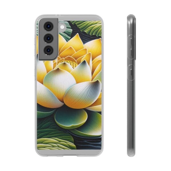 Lotus Blossom Flexi Case - Vibrant Floral Design for Nature Lovers - Image 164