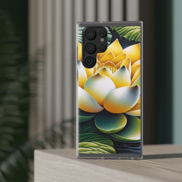 Lotus Blossom Flexi Case - Vibrant Floral Design for Nature Lovers - Image 196