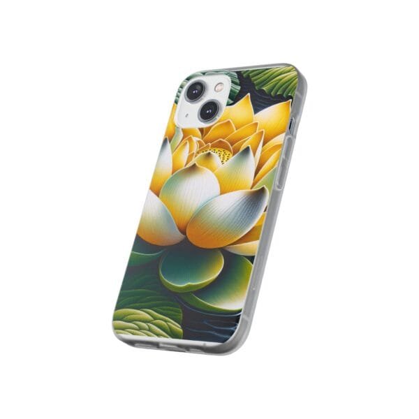 Lotus Blossom Flexi Case - Vibrant Floral Design for Nature Lovers - Image 228