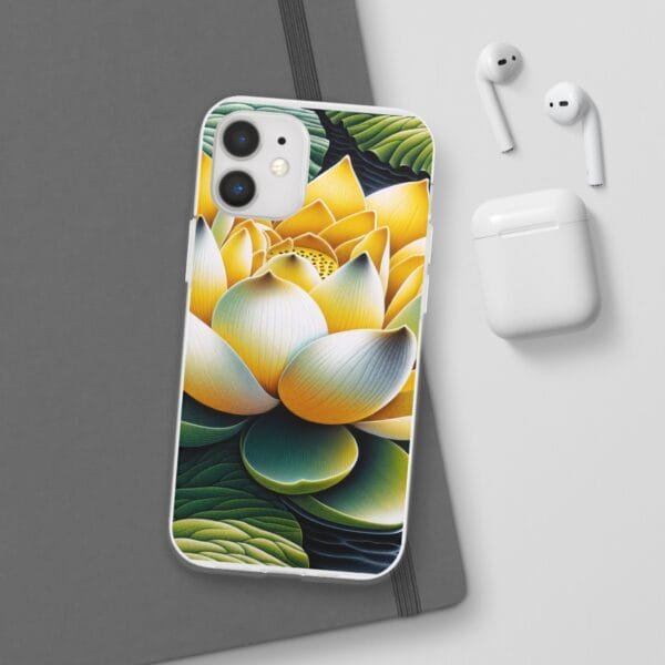 Lotus Blossom Flexi Case - Vibrant Floral Design for Nature Lovers - Image 45