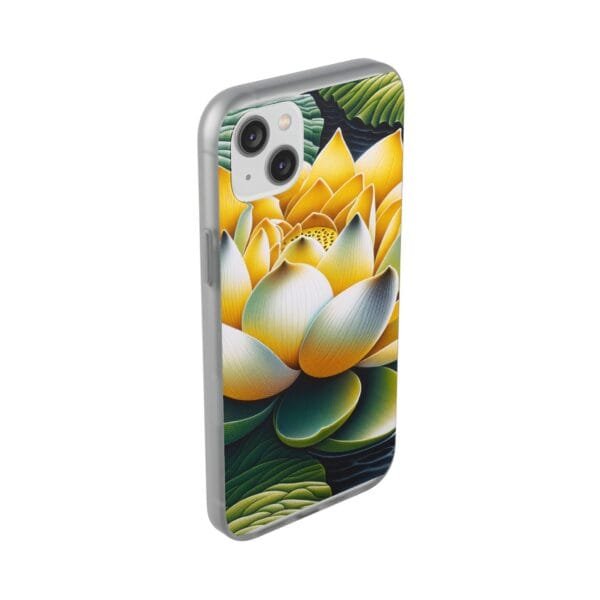 Lotus Blossom Flexi Case - Vibrant Floral Design for Nature Lovers - Image 207