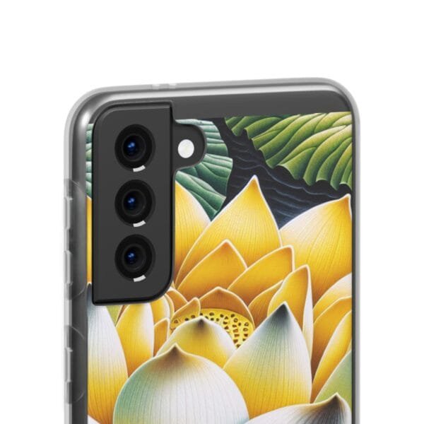 Lotus Blossom Flexi Case - Vibrant Floral Design for Nature Lovers - Image 159