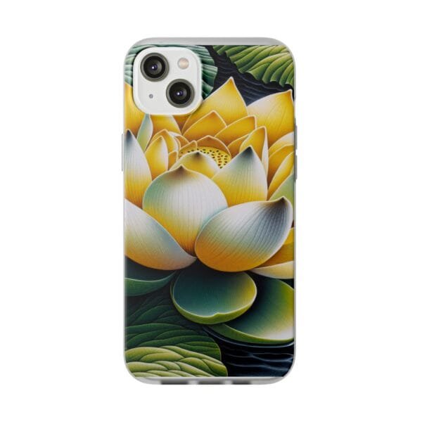 Lotus Blossom Flexi Case - Vibrant Floral Design for Nature Lovers - Image 205