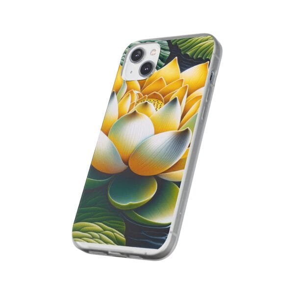 Lotus Blossom Flexi Case - Vibrant Floral Design for Nature Lovers - Image 236