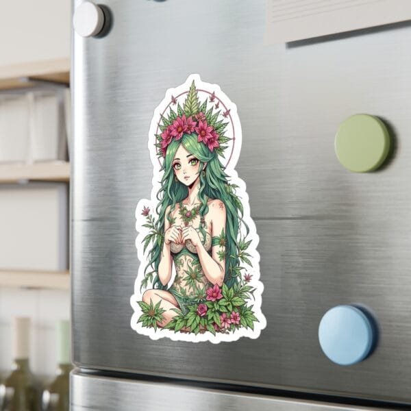 Botanical Beauty Vinyl Decal - Perfect for Laptops, Water Bottles, Journals, Nature Lovers, Eco-Friendly Decor - Image 2