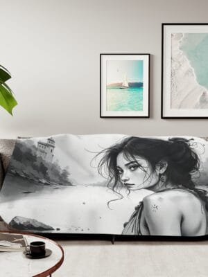 Cozy Sherpa Blanket - Perfect for Home Décor, Gifts, and Relaxation, Multi-Use, Two Color Options, Warm and Stylish