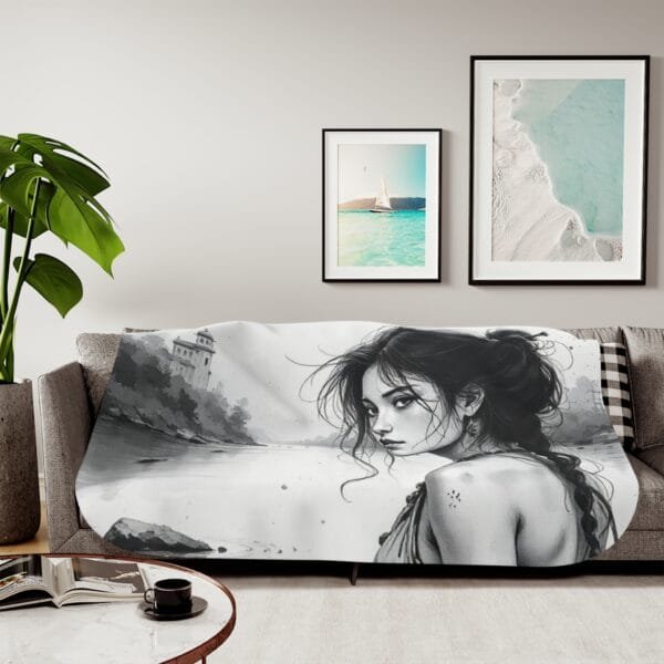 Cozy Sherpa Blanket - Perfect for Home Décor, Gifts, and Relaxation, Multi-Use, Two Color Options, Warm and Stylish