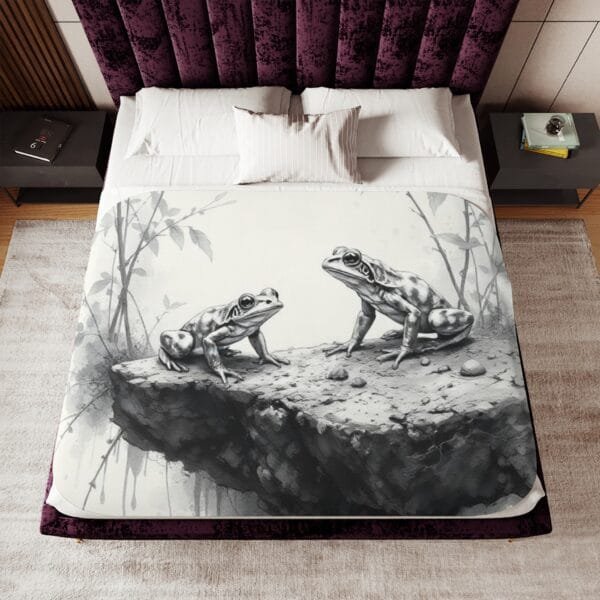 Cozy Sherpa Blanket - Perfect for Home Décor, Gifts, and Relaxation, Multi-Use, Two Color Options, Warm and Stylish - Image 2