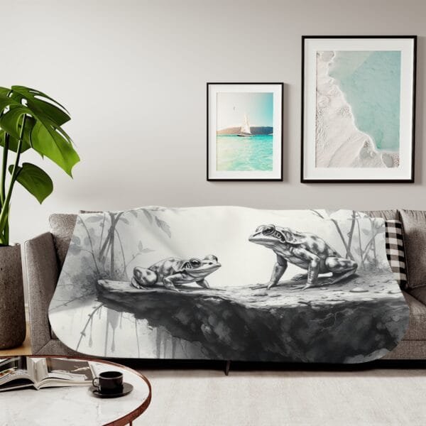 Cozy Sherpa Blanket - Perfect for Home Décor, Gifts, and Relaxation, Multi-Use, Two Color Options, Warm and Stylish