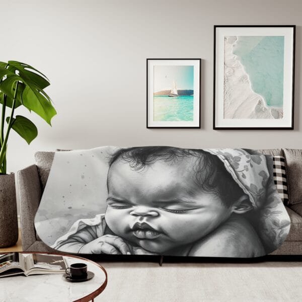 Cozy Sherpa Blanket - Perfect for Home Décor, Gifts, and Relaxation, Multi-Use, Two Color Options, Warm and Stylish