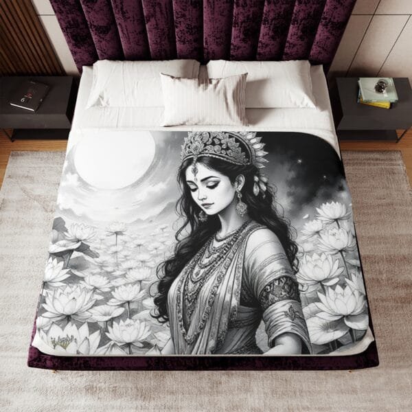 Cozy Sherpa Blanket - Perfect for Home Décor, Gifts, and Relaxation, Multi-Use, Two Color Options, Warm and Stylish - Image 2