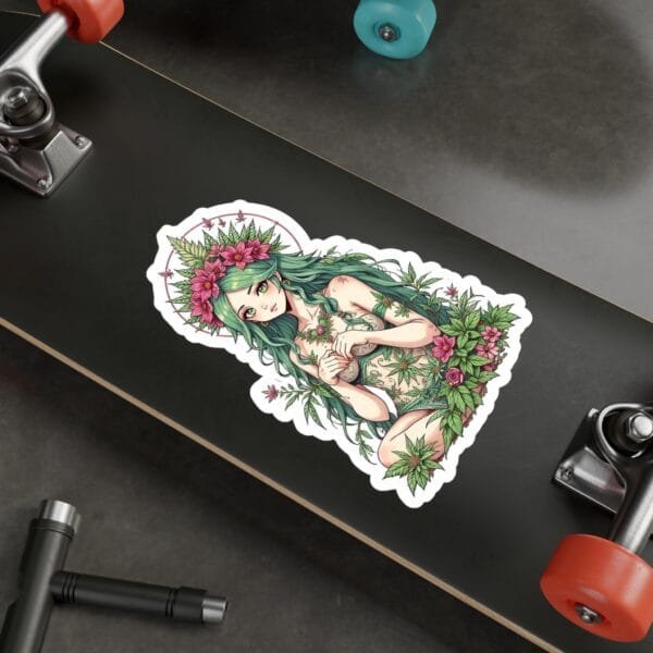 Botanical Beauty Vinyl Decal - Perfect for Laptops, Water Bottles, Journals, Nature Lovers, Eco-Friendly Decor - Image 3