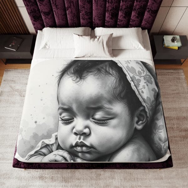 Cozy Sherpa Blanket - Perfect for Home Décor, Gifts, and Relaxation, Multi-Use, Two Color Options, Warm and Stylish - Image 2