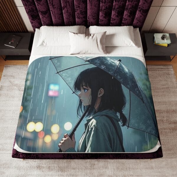 Cozy Sherpa Blanket - Perfect for Home Décor, Gifts, and Relaxation, Multi-Use, Two Color Options, Warm and Stylish - Image 2